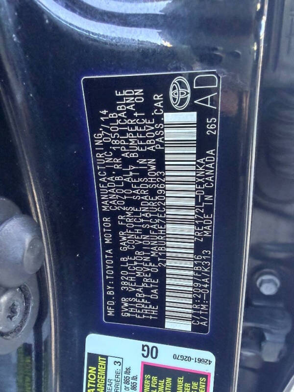 2014 Toyota Corolla LE