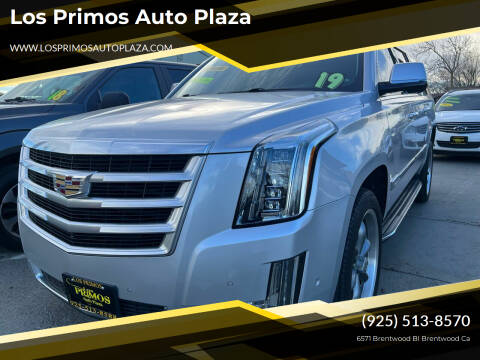2019 Cadillac Escalade ESV for sale at Los Primos Auto Plaza in Brentwood CA