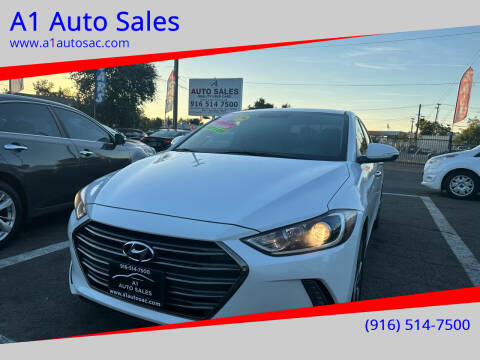 2017 Hyundai Elantra for sale at A1 Auto Sales in Sacramento CA