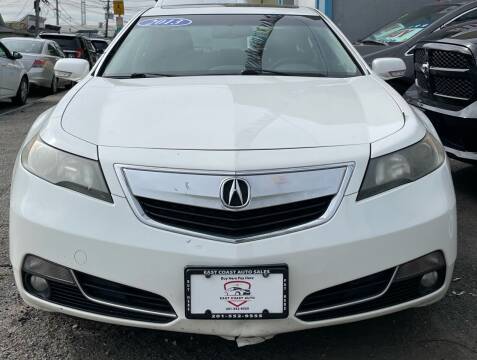 2013 Acura TL for sale at East Coast Auto Sales in North Bergen NJ