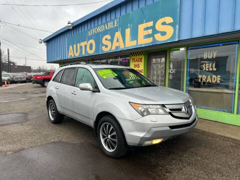 2008 Acura MDX for sale at Affordable Auto Sales of Michigan in Pontiac MI