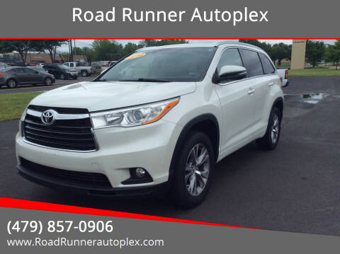 2014 Toyota Highlander for sale at Road Runner Autoplex in Russellville AR