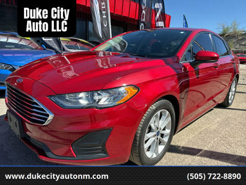 2020 Ford Fusion for sale at Duke City Auto LLC in Gallup NM