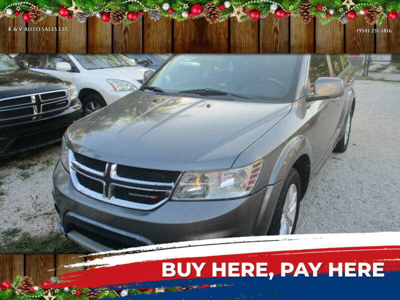 2013 Dodge Journey for sale at K & V AUTO SALES LLC in Hollywood FL