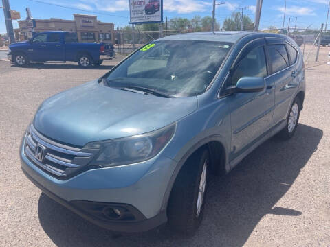 2013 Honda CR-V for sale at AUGE'S SALES AND SERVICE in Belen NM