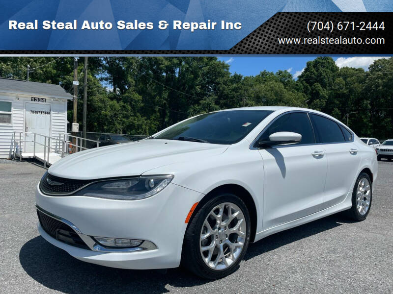 2015 Chrysler 200 for sale at Real Steal Auto Sales & Repair Inc in Gastonia NC