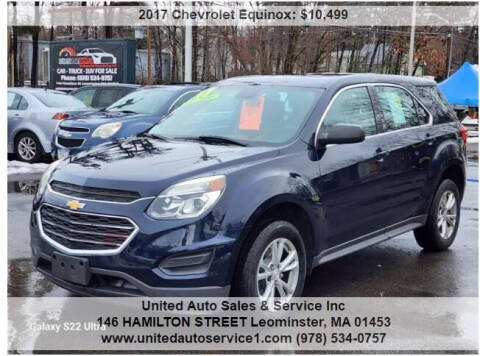 2017 Chevrolet Equinox for sale at United Auto Sales & Service Inc in Leominster MA