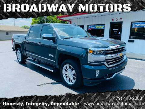 2018 Chevrolet Silverado 1500 for sale at BROADWAY MOTORS in Van Buren AR