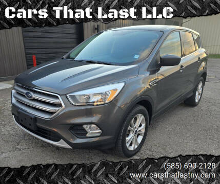 2017 Ford Escape for sale at Cars That Last LLC in Webster NY