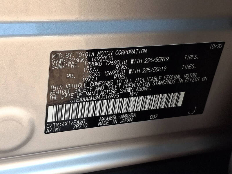 2021 Toyota Venza Limited