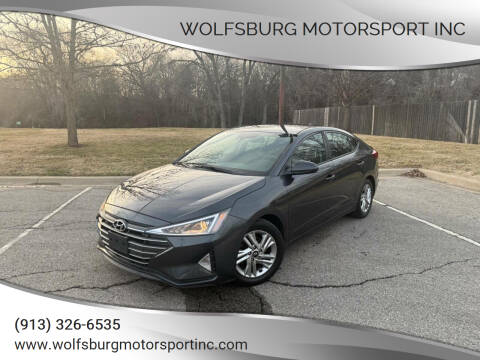 2020 Hyundai Elantra for sale at WOLFSBURG MOTORSPORT INC in Shawnee KS