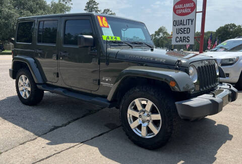 2016 Jeep Wrangler Unlimited for sale at VSA MotorCars in Cypress TX