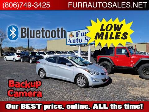 2015 Hyundai Elantra for sale at FURR AUTO SALES in Lubbock TX