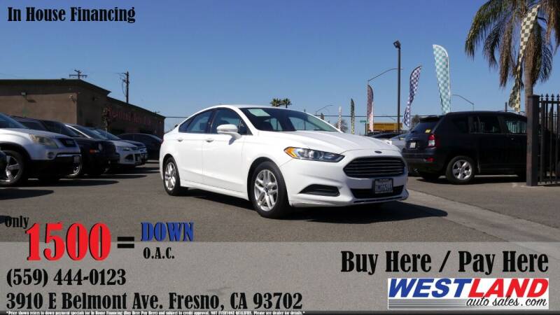 2014 Ford Fusion for sale at Westland Auto Sales in Fresno CA