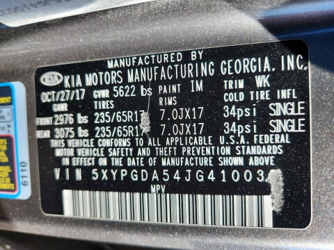 2018 Kia Sorento LX V6