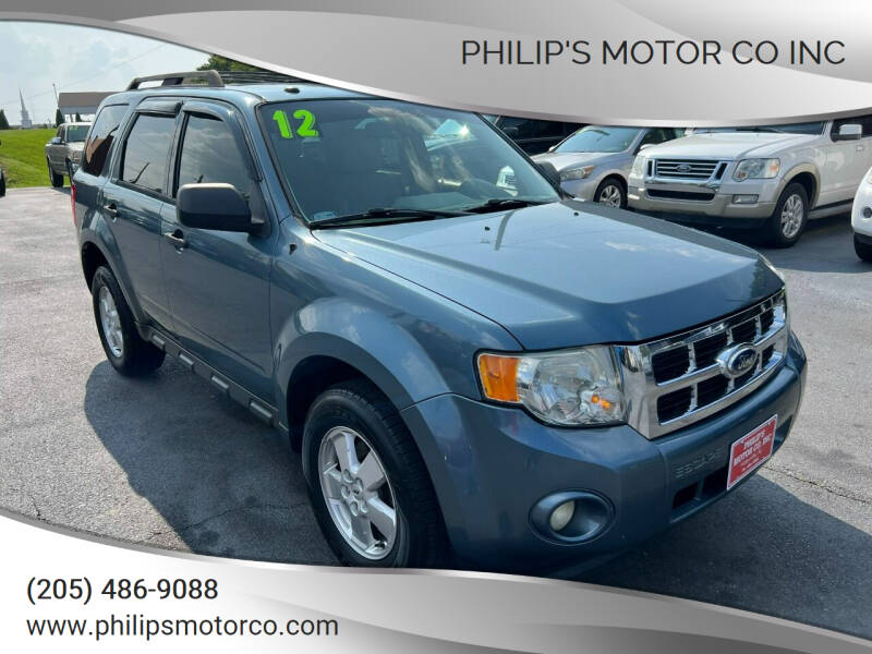 2012 Ford Escape for sale at PHILIP'S MOTOR CO INC in Haleyville AL