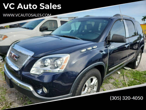 2011 GMC Acadia for sale at VC Auto Sales in Miami FL