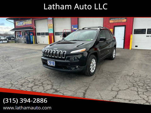2018 Jeep Cherokee for sale at Latham Auto LLC in Ogdensburg NY