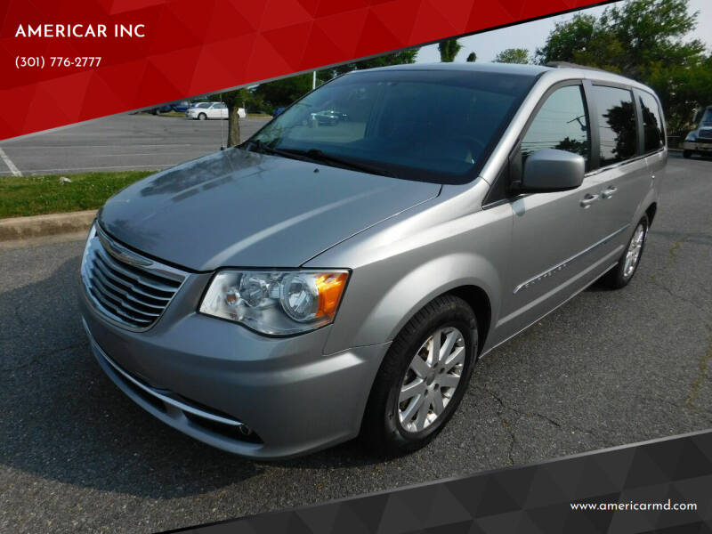 2014 Chrysler Town and Country for sale at AMERICAR INC in Laurel MD