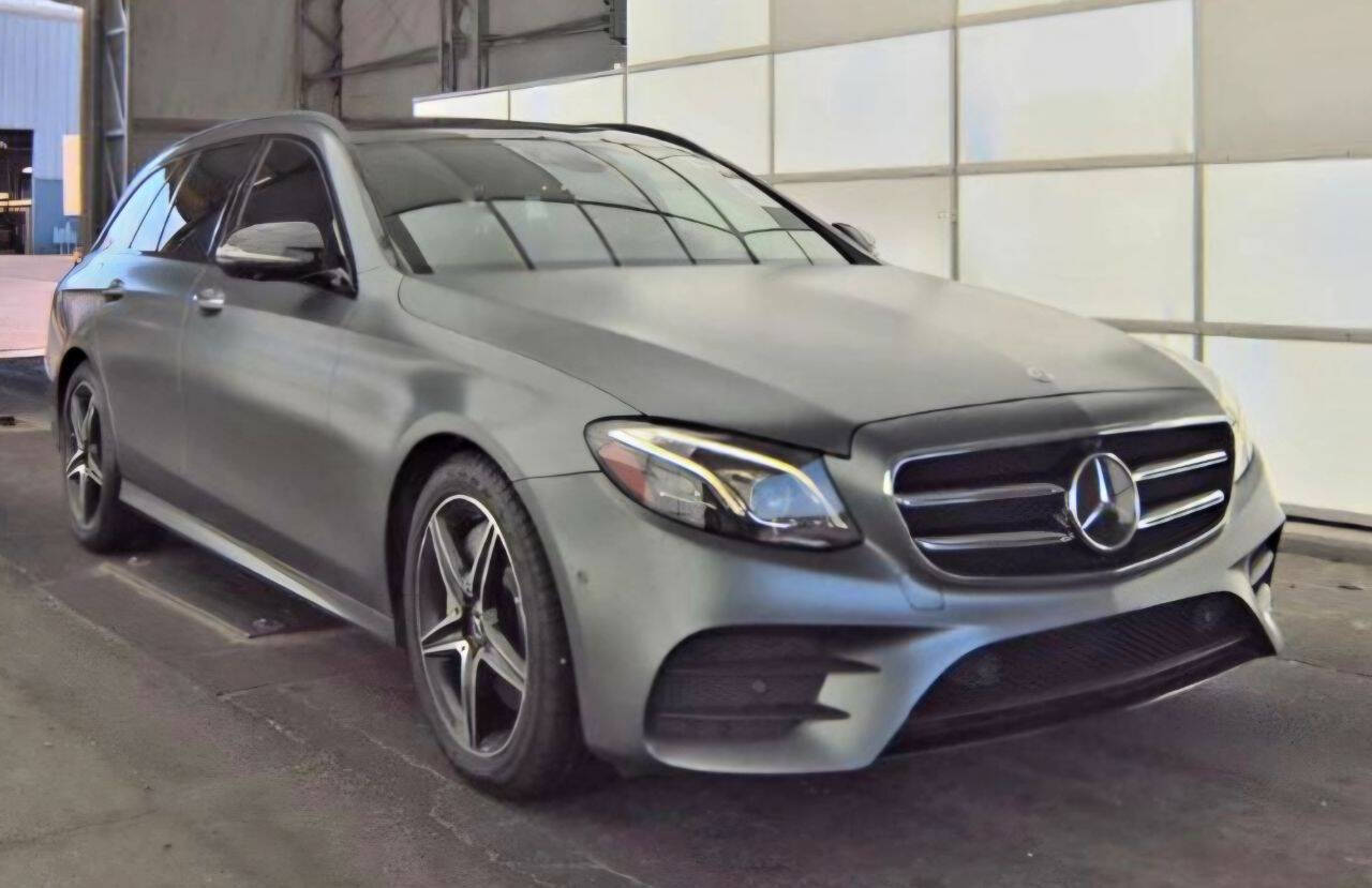 Gray 2019 Mercedes-Benz E-Class E 450 4MATIC AWD E 450 4MATIC 4dr Wagon 1