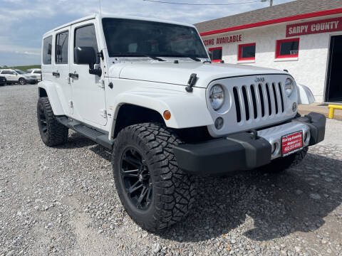 2015 Jeep Wrangler Unlimited for sale at Sarpy County Motors in Springfield NE