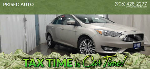 2018 Ford Focus for sale at PRISED AUTO in Gladstone MI