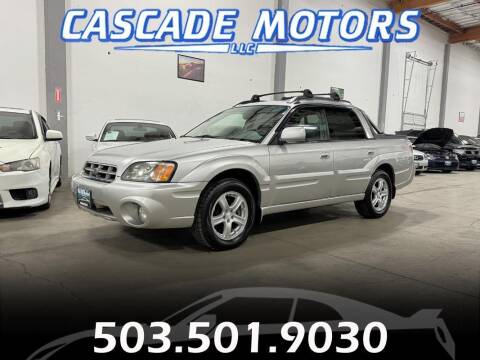2003 Subaru Baja for sale at Cascade Motors in Portland OR