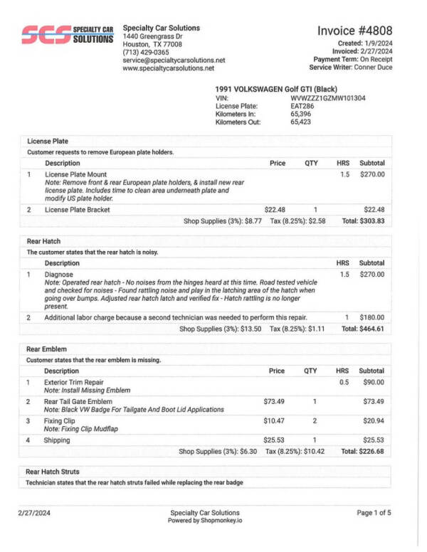 1991 Volkswagen Golf