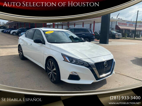 2019 Nissan Altima for sale at Auto Selection of Houston in Houston TX