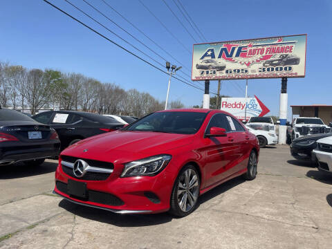 2019 Mercedes-Benz CLA for sale at ANF AUTO FINANCE in Houston TX