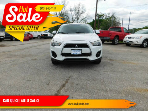 2015 Mitsubishi Outlander Sport for sale at CAR QUEST AUTO SALES in Houston TX