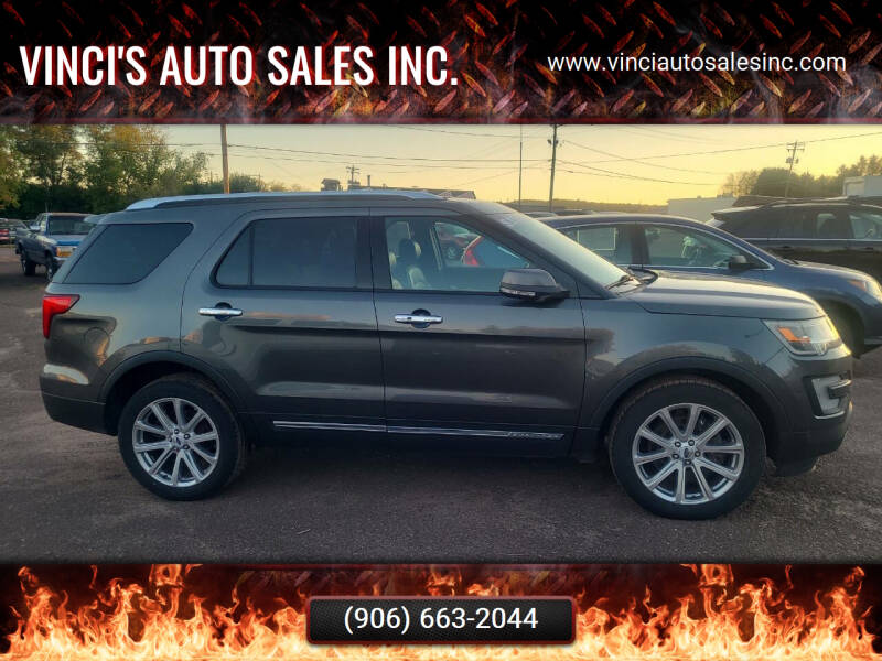 2016 Ford Explorer for sale at Vinci's Auto Sales Inc. in Bessemer MI