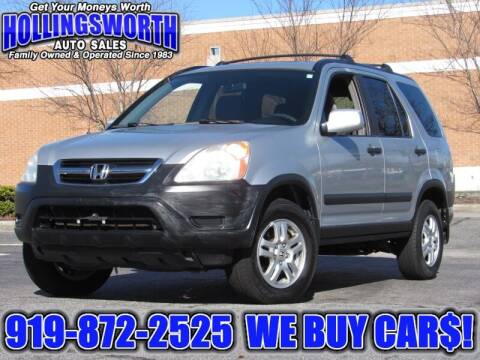2004 Honda CR-V for sale at Hollingsworth Auto Sales in Raleigh NC
