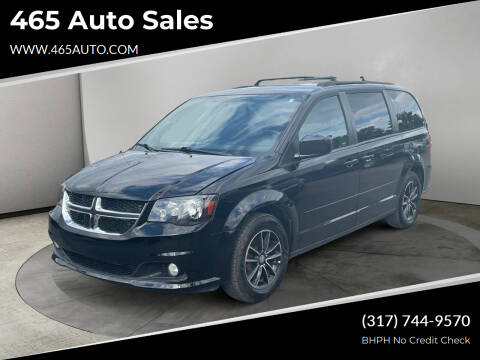 2016 Dodge Grand Caravan for sale at 465 Auto Sales in Indianapolis IN