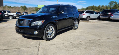 2014 Infiniti QX80 for sale at WHOLESALE AUTO GROUP in Mobile AL