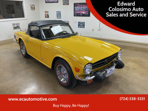 1976 Triumph TR6 for sale at Edward Colosimo Auto Sales and Service in Evans City PA