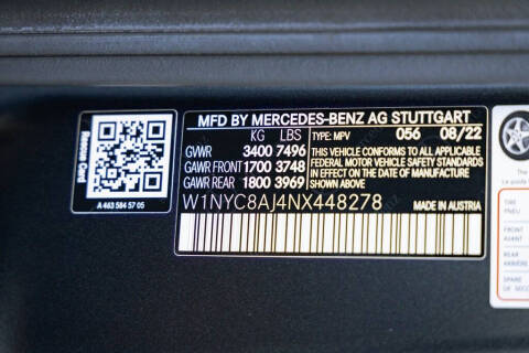 2022 Mercedes-Benz G-Class AMG G 63 4x4 Squared