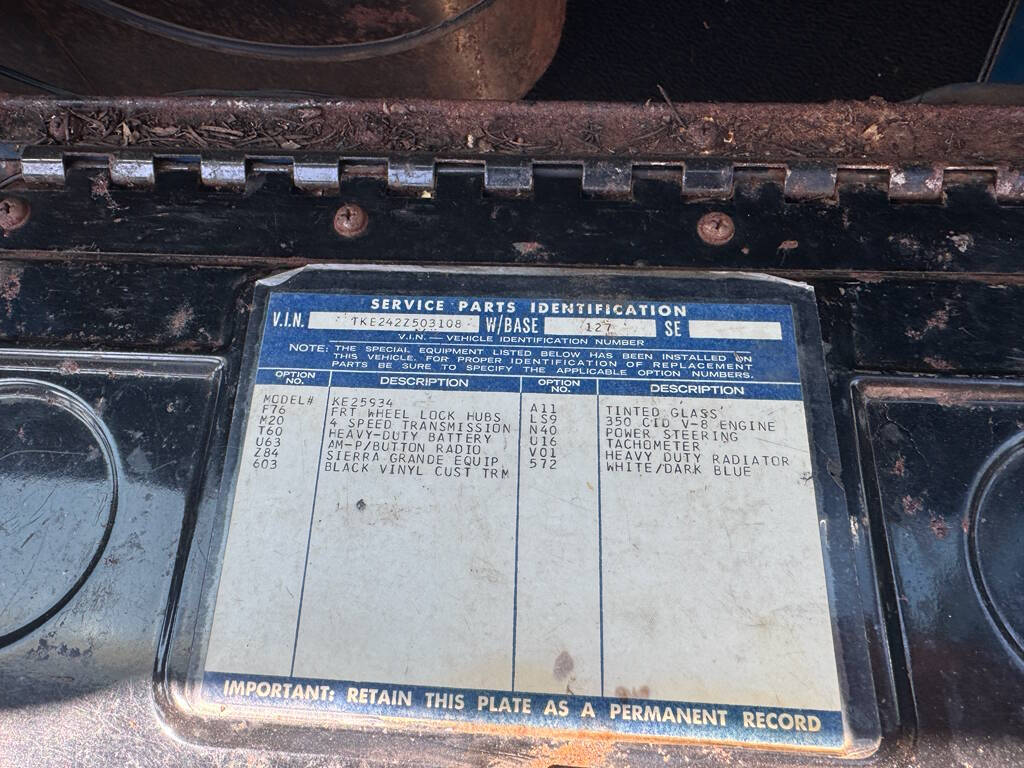 1972 GMC Sierra 2500 41