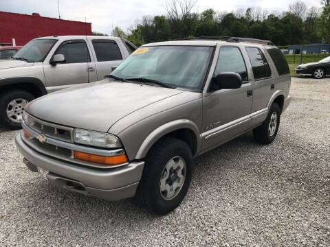 2002 Chevrolet Blazer for sale at CASE AVE MOTORS INC in Akron OH