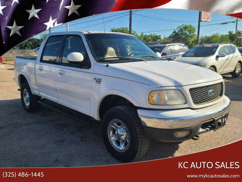 2001 Ford F-150 for sale at KC Auto Sales in San Angelo TX