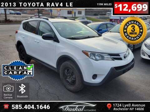 2013 Toyota RAV4 for sale at Daskal Auto LLC in Rochester NY