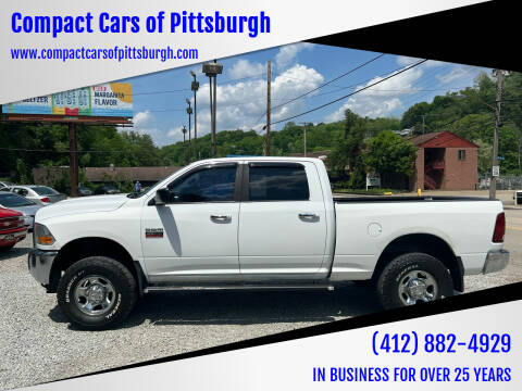 2010 Dodge Ram Pickup 2500 for sale at Compact Cars of Pittsburgh in Pittsburgh PA
