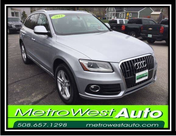 2016 Audi Q5 for sale at Metro West Auto in Bellingham MA