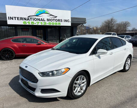 2015 Ford Fusion for sale at International Motors Inc. in Nashville TN