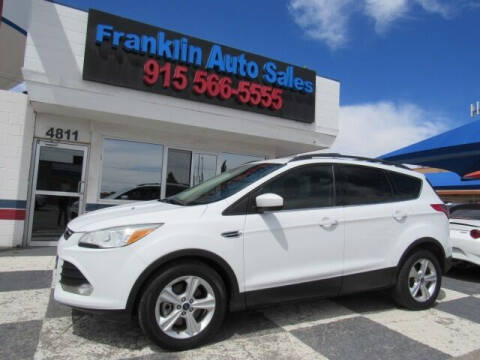 2013 Ford Escape for sale at Franklin Auto Sales in El Paso TX