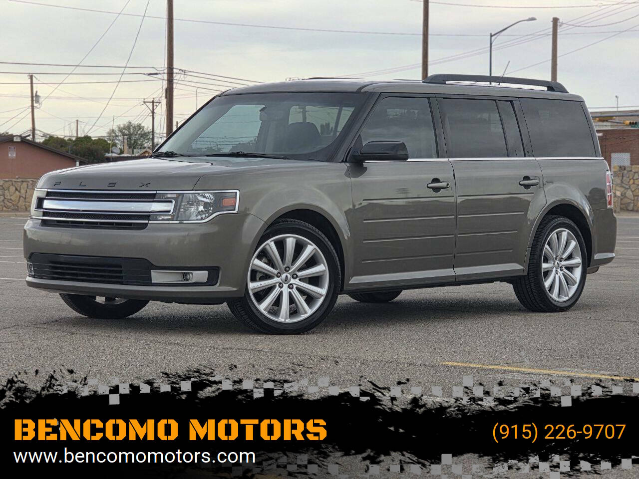 Tan 2014 Ford Flex SEL SEL 4dr Crossover 1