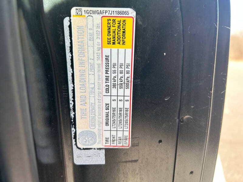 2018 Chevrolet Express 2500