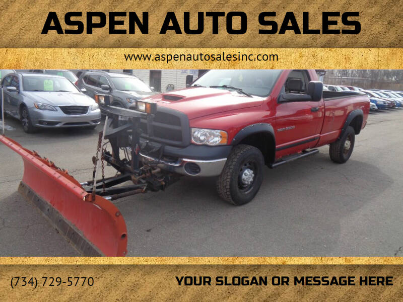 2005 Dodge Ram 2500 for sale at Aspen Auto Sales in Wayne MI