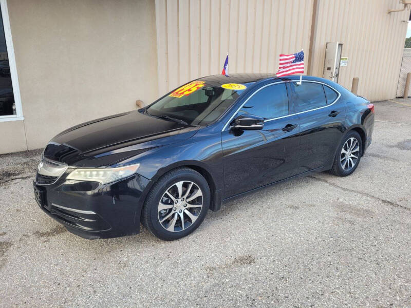 Used 2015 Acura TLX Base with VIN 19UUB1F3XFA006377 for sale in Houston, TX