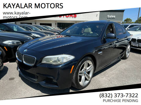 2012 BMW 5 Series for sale at KAYALAR MOTORS in Houston TX